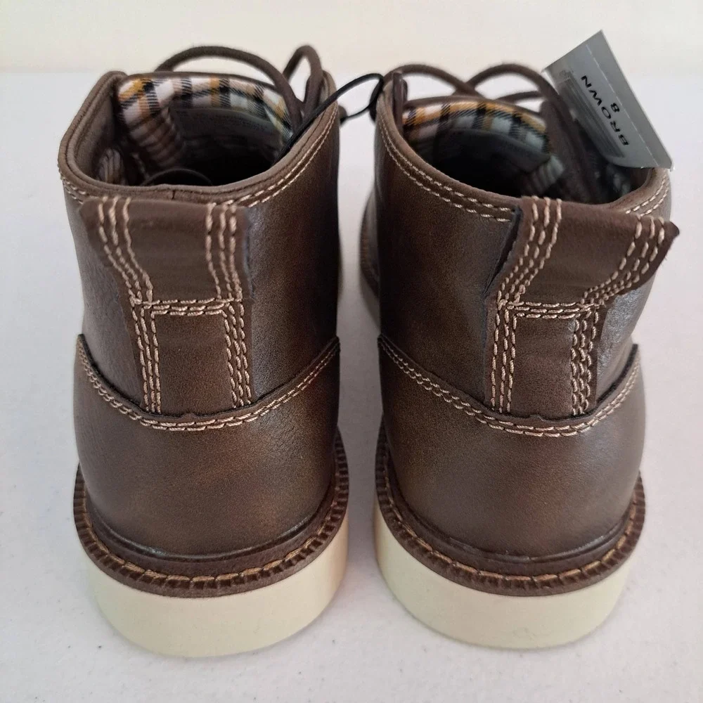 Buffalo Metcalf Chukka Boots Mens 8 Brown New Memory Foam Wedge Sole 1243-609